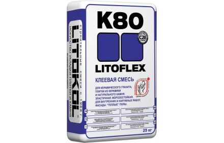 Клеевая смесь LITOFLEX K80 (мешок 25кг)