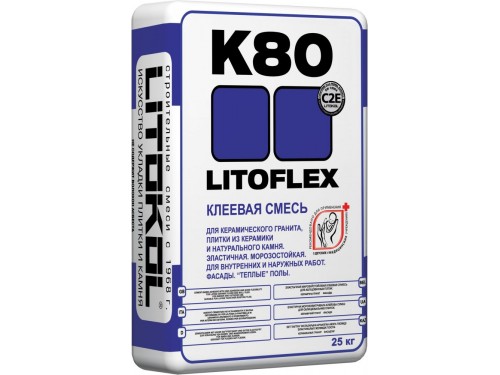 Клеевая смесь LITOFLEX K80 (мешок 25кг)