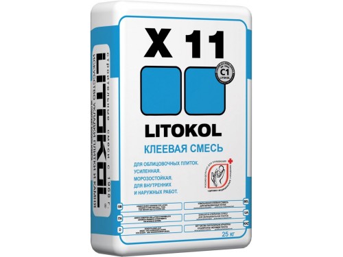 Усиленная клеевая смесь LITOKOL X11 (мешок 25кг)