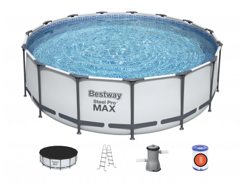 Каркасный бассейн Bestway Stell Pro Max , (457х122) полный комплект 