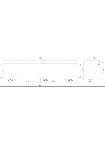 Водопад «Стеновой 1500». AISI 304. RunvilPools