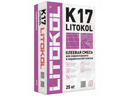 Клеевая смесь LITOKOL K17 (мешок 25 кг)