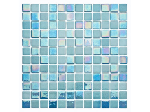 Стеклянная мозаика с перламутром на силиконовой сцепке (смесь цветов) чип 2,5х2,5см BP-290 CASTELLON (Испания)