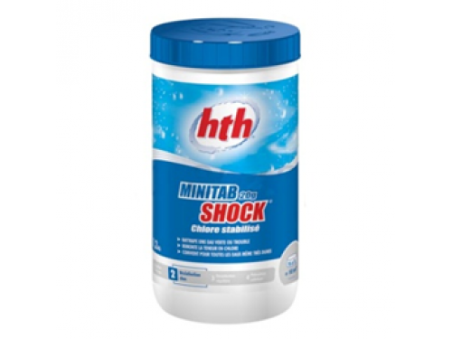 Быстрый стабилизированный хлор в таблетках, 20 гр., minitab shock, 1.2 кг hth (Франция)